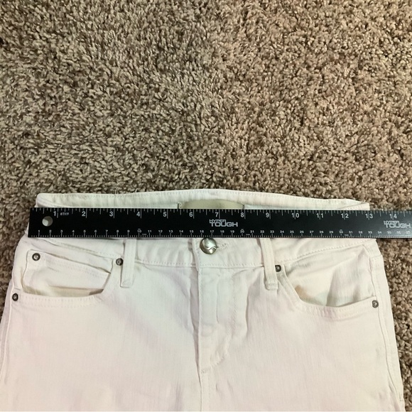 Joe’s Jeans The Icon Crop Mid Rise Skinny Crop Jeans White Sz 25 Ankle - Picture 10 of 13